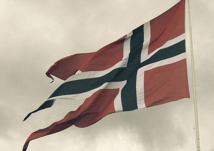 Flagge Norwegen Flagge Norwegen